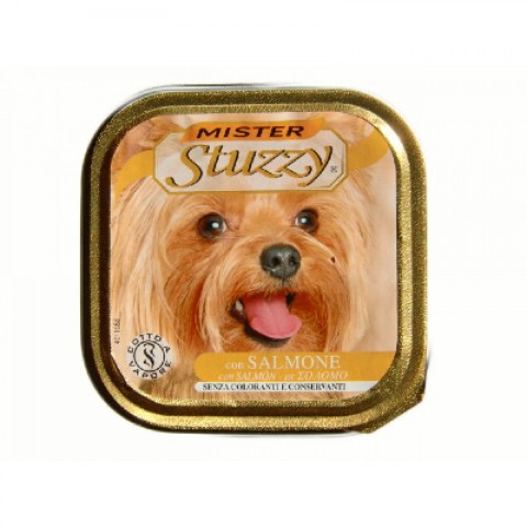 Vlažna hrana za pse Stuzzy Mr. Stuzzy Dog losos 150